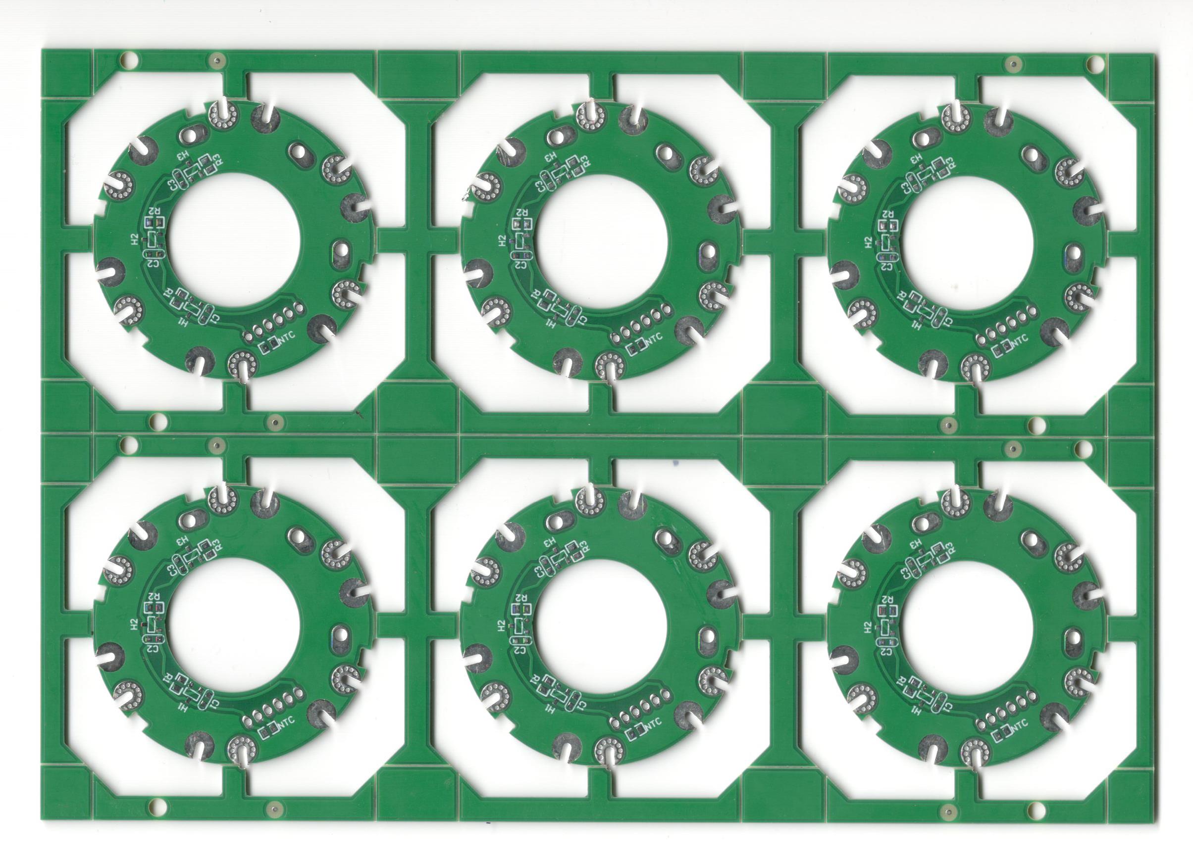四層周邊金屬半槽馬達板